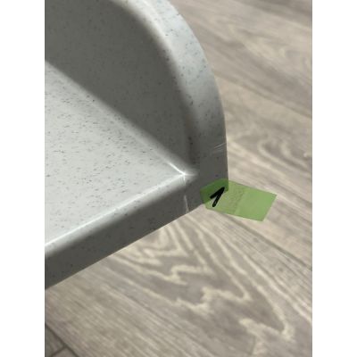 Outlet - Deante Garden komora gospodarcza 61,7x45 cm tworzywo/tekstura granitowa szary mat ZYT310B