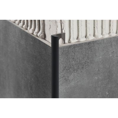 Cezar profil zewnętrzny do glazury PVC 250 cm czarny 611131