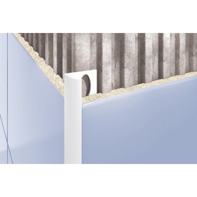 Cezar profil zewnętrzny do glazury PVC 250 cm biały 615016