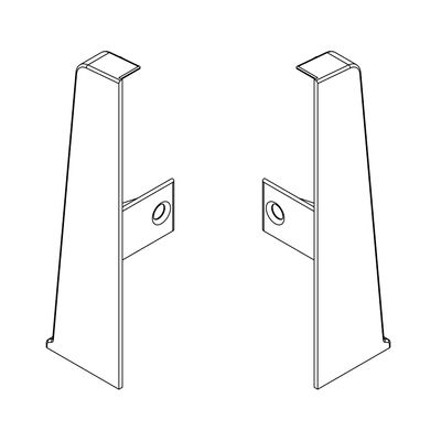 Cezar Hi-Line zaślepki do listwy przypodłogowej jesion baltimore mat 659140