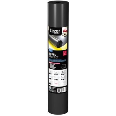 Cezar Pro Sound Protect podkład podłogowy 1x15m/15m2 grafitowy 687600