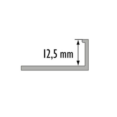 Cezar profil narożny zakończeniowy do glazury 12,5 mm/250 cm biały 806308