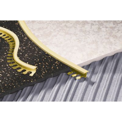 Cezar profil dylatacyjny do łuków 250 cm złoty 817281