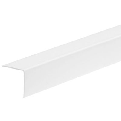 Cezar profil ochronny kątownik 20x20 mm równoramienny PVC 200 cm biały 868276