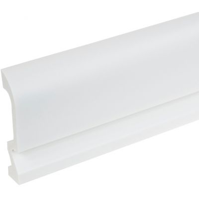 Creativa LPC-19 LED listwa przypodłogowa 98 mm 244 cm biały satyna 654961