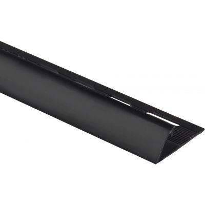Salag profil zewnętrzny do glazury 8 mm/250 cm czarny 018024