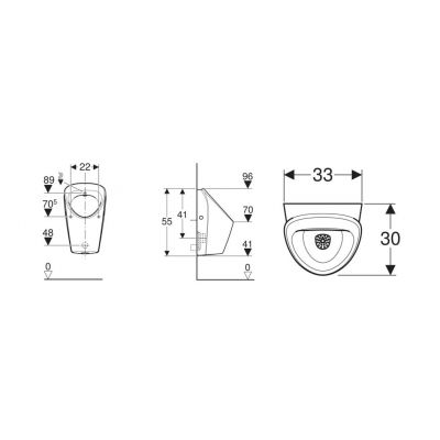 Geberit Selnova S pisuar 503.105.00.1