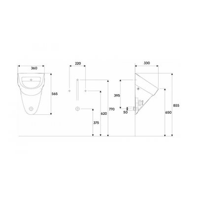 Keramag Flow pisuar 235900-000
