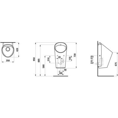 Laufen Lema pisuar H8411920004011