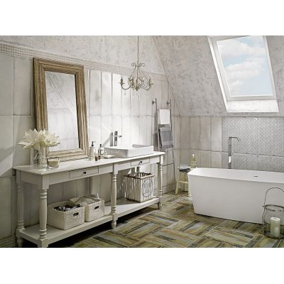 Paradyż Antico dekoracja ścienna Red inserto B 20x60