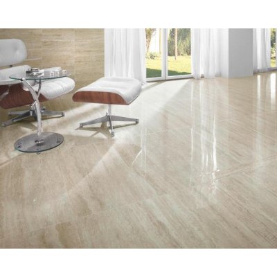 Paradyż Travertino Silver by My Way stopnica podłogowa lappato 29,8x59,8