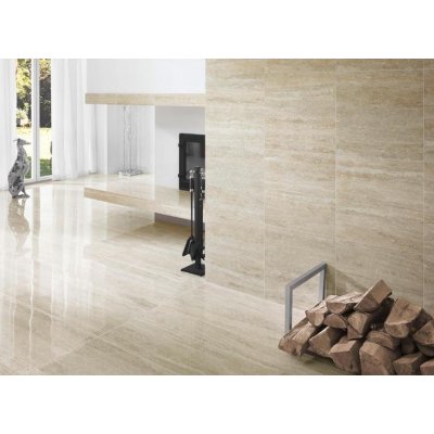 Paradyż Travertino Silver by My Way stopnica podłogowa lappato 29,8x59,8