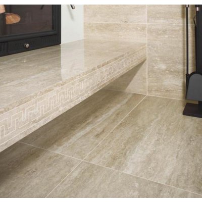 Paradyż Travertino Silver by My Way stopnica podłogowa lappato 29,8x59,8