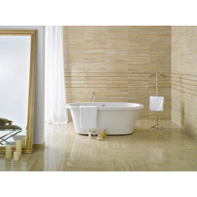 Paradyż Travertino Silver by My Way stopnica podłogowa lappato 29,8x59,8