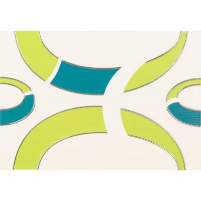 Domino Indigo dekoracja ścienna 2 połysk 25x36cm