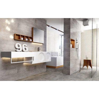 Paradyż Tecniq płytka podłogowa Silver mat 59,8x59,8