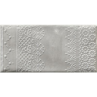 Paradyż Moli dekoracja ścienna Bianco Inserto B 9,8x19,8cm Mat