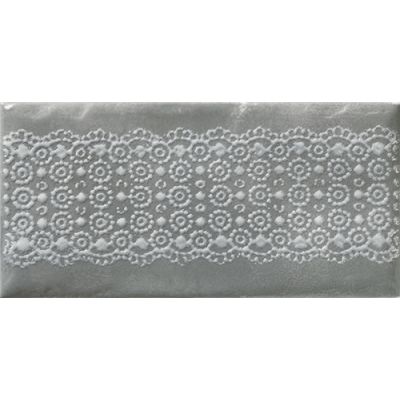 Paradyż Moli dekoracja ścienna Nero Inserto A 9,8x19,8cm Mat