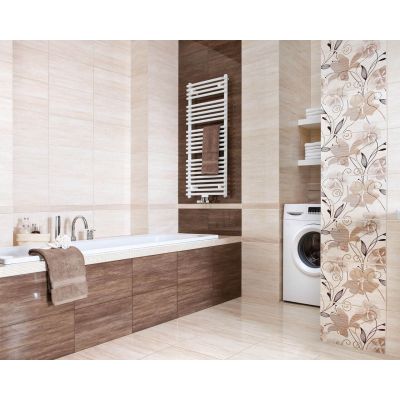 Paradyż Doppia/Doppio płytka ścienna Doppia Beige 25X40 cm S---250X400-1-DOPP.BE