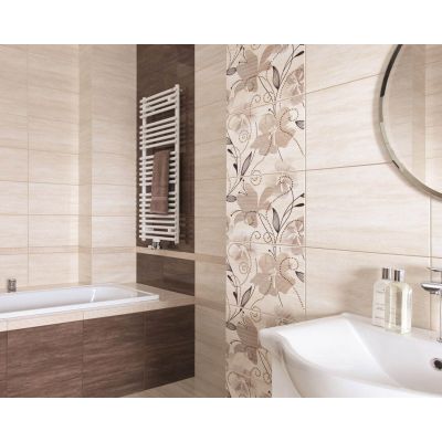 Paradyż Doppia/Doppio płytka ścienna Doppia Beige 25X40 cm S---250X400-1-DOPP.BE
