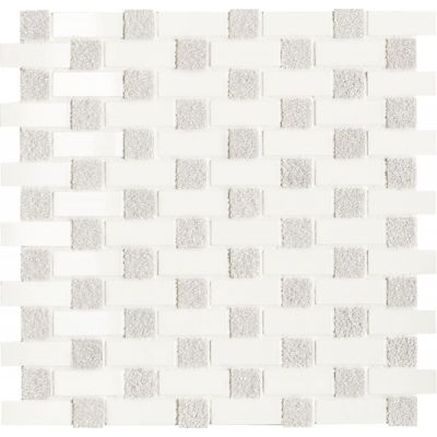 NovaBell Class mozaika ścienna intreccio white/platino 30x30cm CSW816K