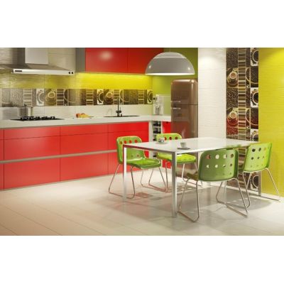 Paradyż Vivida/Vivido dekoracja ścienna Vivida Bianco inserto caffe A 30x60