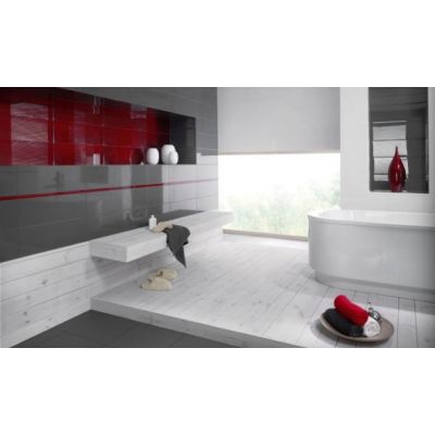 Paradyż Yoshioka/Purio listwa szklana Ivory 2,3x60