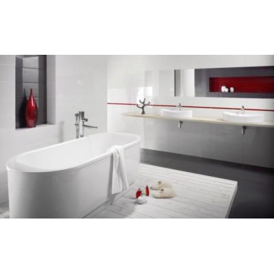 Paradyż Yoshioka/Purio listwa szklana Ivory 2,3x60