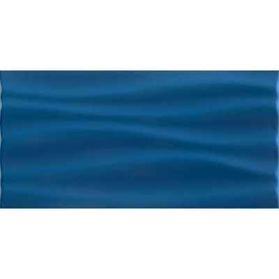 Domino Joy płytka ścienna Wave Niebieska Str 44,8x22,3cm domWavNieStr448x223