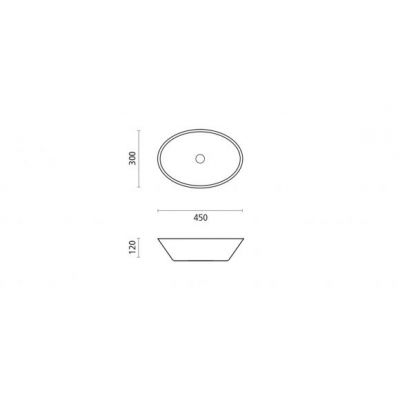 Bathco Spain Trieste umywalka Beige beż 6018