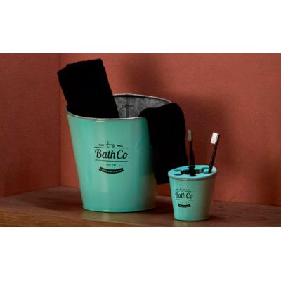 Bathco Spain Bathco Kioto umywalka nablatowa + set Zinc 35x35x10cm biały 8328