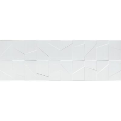 Azteca Unik White Glossy płytka ścienna 40x120 cm biały połysk