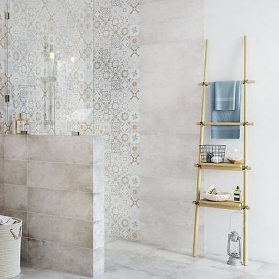 Cersanit Concrete Style inserto patchwork dekor ścienny 20x60 cm mix mat