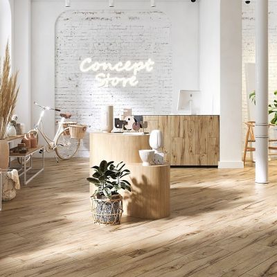Opoczno Passion Oak Gptu 901 natural płytka ścienno-podłogowa 14,7x89 cm STR beżowy mat
