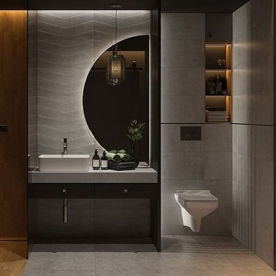 Cersanit Herra grey structure matt płytka ścienna 29,7x60 cm