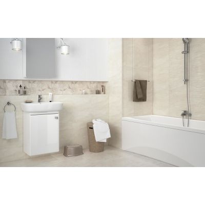 Cersanit Ferrata G413 beige płytka podłogowa 42x42 cm beżowy satyna