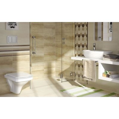 Cersanit Mosa PS203 light brown płytka ścienna 25x40 cm jasnobrązowy mat