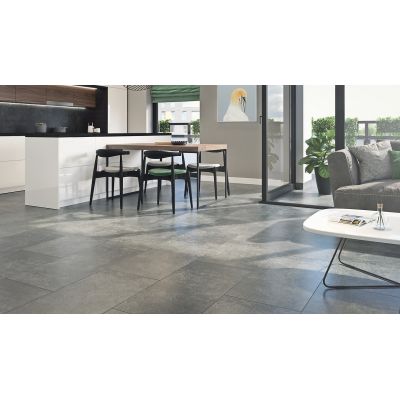 Opoczno Gigant dark grey 2.0 płytka podłogowa 59,3x59,3 cm ciemny szary mat