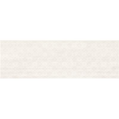 Cersanit Ferano white lace inserto satin dekor ścienny 24x74 cm biały satynowy