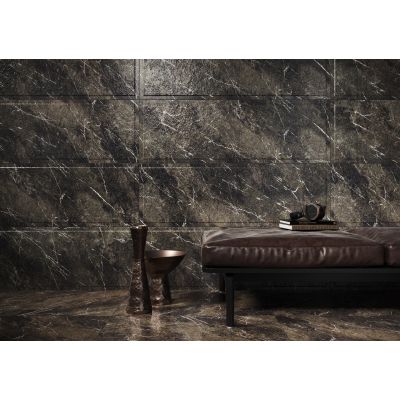 Opoczno Break The Line grey structure micro płytka ścienna 39,8x119,8 cm STR szary mikrogranilia