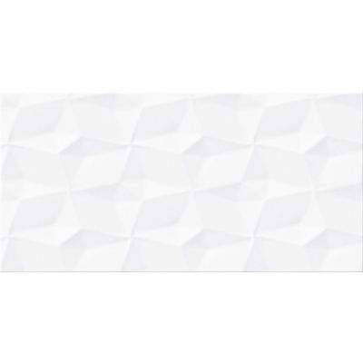 Cersanit Una Super Matt PS500 white twist structure płytka ścienna 29,7x60 cm