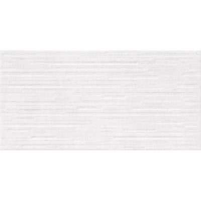 Opoczno Vidal white structure satin płytka ścienna 29,8x59,8 cm STR biały połysk