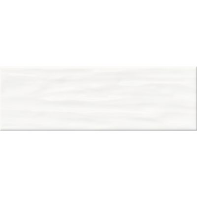 Opoczno Bachata white glossy płytka ścienna 10x30 cm STR biały połysk