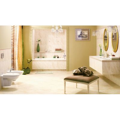 Opoczno Amaro listwa ścienna 6x25 cm kremowy mat