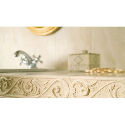 Opoczno Amaro listwa ścienna 6x25 cm kremowy mat