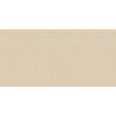 Opoczno Optimum Cream Steptread stopnica podłogowa 29,8x59,8 cm beżowy mat