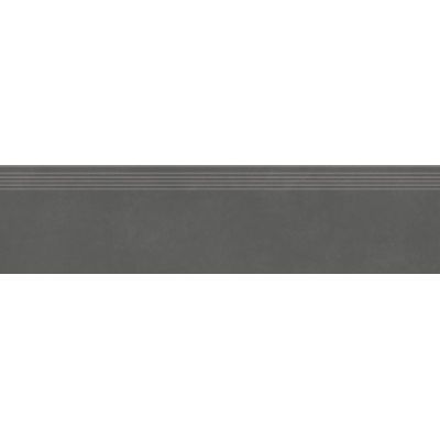 Opoczno Optimum Graphite Steptread stopnica podłogowa 29,8x119,8 cm szary mat