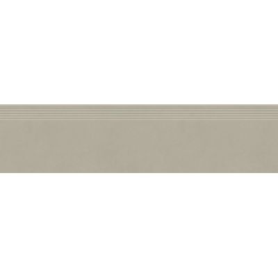 Opoczno Optimum Light Grey Steptread stopnica podłogowa 29,8x119,8 cm szary mat