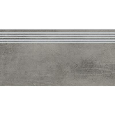 Opoczno Grava grey steptread stopnica podłogowa 29,8x59,8 cm szary mat