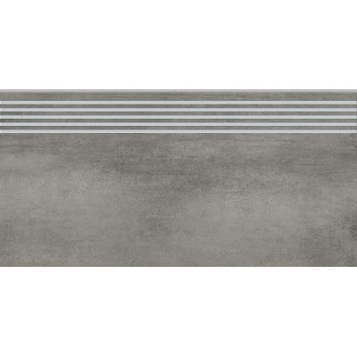 Opoczno Grava grey steptread stopnica podłogowa 29,8x59,8 cm szary mat